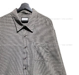 Claw cotton oversized fit checkered shirt