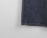 Cellne Washed Denim Long Wide Pants