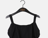 semble hole string sleeveless blouse