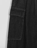 Diman Stitch Banding Cargo Denim Pants