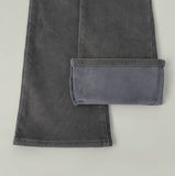Velvet Corduroy Brushed Slim-Fit Bootcut Span Pants