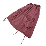 Side rope pig Bermuda cargo pants