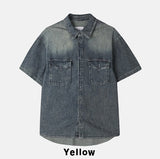 Pina Cool Denim Half Shirt