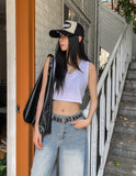 Philly cutting wide crop sleeveless