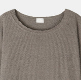 Loove Boucle U-neck Knit