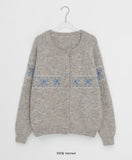 Demma Wool Knit Nordic Cardigan