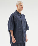 Recycled Denim Trucker Shirt