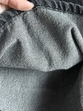 Strap Grayish Denim Pants