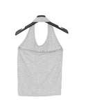 Kisen Eyelet Halter Sleeveless