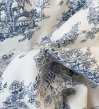 Luena Toile Flower Puff Long One Piece (Belt Set)