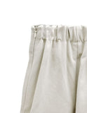 Cotton Gored Flare Midi Skirt