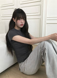 [Planning] Leju Slim Round Cotton Short Sleeve T-Shirt