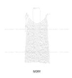 Entee Wrinkle Layered Sleeveless One Piece