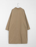 Uzino Pocket Button Stripe Long Coat