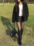 Juri Wool Collar Fur Jacket