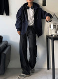 Two-way base hood zip-up