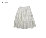 Hyusi Peach Fuzz Tiered Midi Skirt