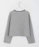 [BAONHAUS] Karoi Ribbon Dot Cotton Cardigan
