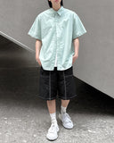 Light cotton short sleeve shirt