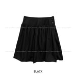 Huring Double Button Balloon Midi Skirt