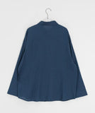 [BAONHAUS] Karene See-through Over Gauze Shirt