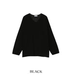Slick Linen V-Neck Knit