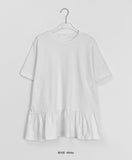 Himoe Frill Layered Short Sleeve Tee