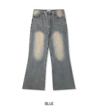 Shadow Cutting Bootcut Denim