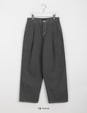 [unisex] Terisi Stitch Pintuck Wide Cotton Pants