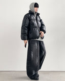 Dutch Black Balloon Wide Denim
