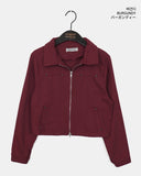 [MADE] Nicho Rivet Stud Collar Two Way Cotton Zip-Up