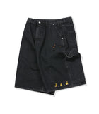 Animal Stitch Bermuda Denim Pants