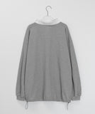 [BAONHAUS] Minets Over Color Matching Collar Rugby Tee