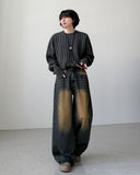 Howling Side Pintuck Denim