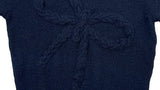 Megan Ribbon Overfit Round Knit