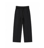 Melo Belted Two-Tuck Wide Slacks
