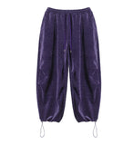 Kenny Velour Pintuck Banding Pants