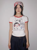 BOOM RINGER CROP T