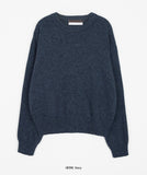 Tofu Basic Lambswool Cashmere Round Knit