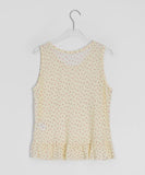 [BAONHAUS] Koinen Flower Frill Layered Sleeveless