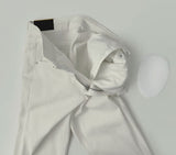 Classic Slim Fit Banding Hip Pad Bootcut Cotton Pants