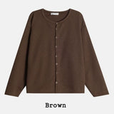 Leaf Crop Knit Cardigan