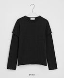 Clintel Layered Over Long-Sleeved T-Shirt