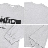 pit print long sleeve t-shirt