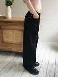 Hooper Side Pocket Wide Cotton Pants