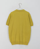 [unisex] Tomme Collar Over Short Sleeve Knit