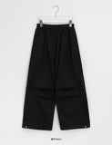 Benkyu Snap Parachute Banding Wide Pants