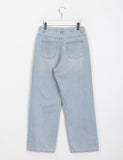Econde Hidden Banding Light Blue Denim Pants