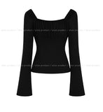 Rico Shirred Balloon Long Sleeve