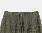 Lapue Frill Tiered Midi Skirt